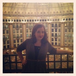 Relaxing at the lovely hotel.